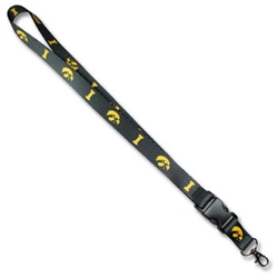 Collegiate Lanyard with Side Release Buckle University of Iowa