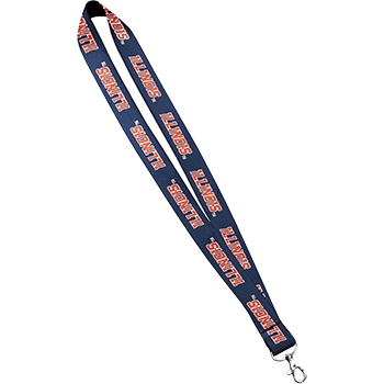 Collegiate Lanyard - Standard - University of Illinois